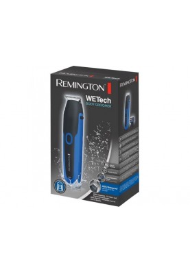 Remington Тример WeTech, для бороди, вусів і тіла, акум., насадок-5, сталь, чорно-синій