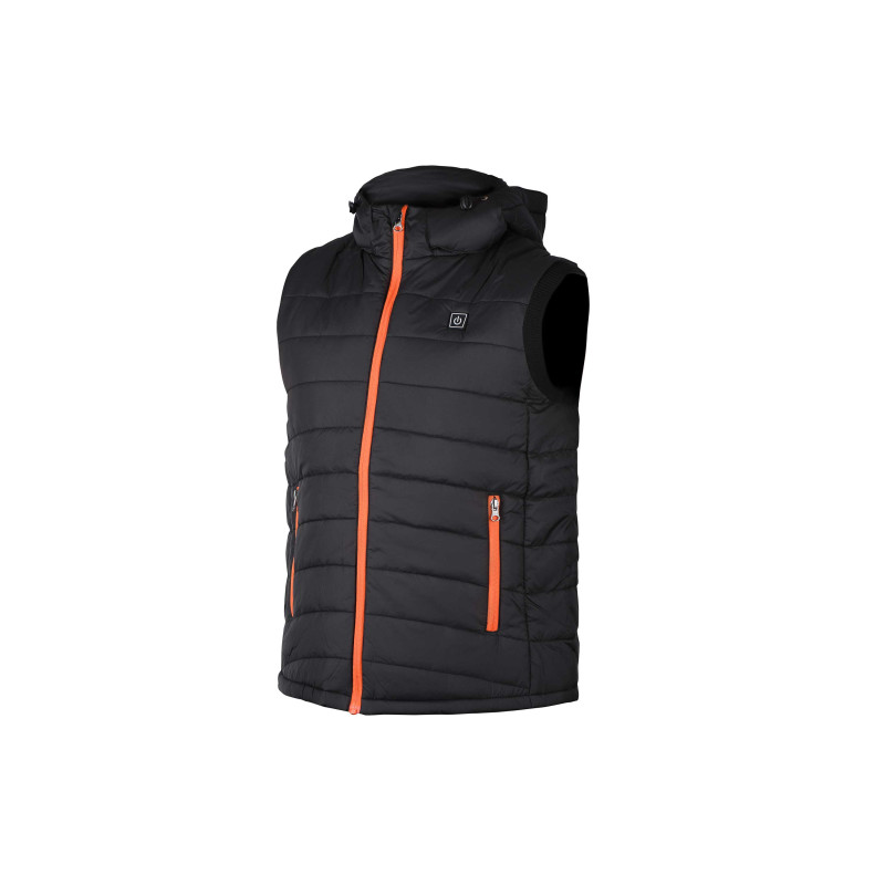 2E Tactical Жилет з підігрівом Heat Power Plus Black з капюшоном, розмір XXL