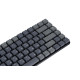 Keychron Клавіатура механічна K3 84Key, Gateron Blue, BT/USB-A, Low Profile, EN/UKR, RGB, Black
