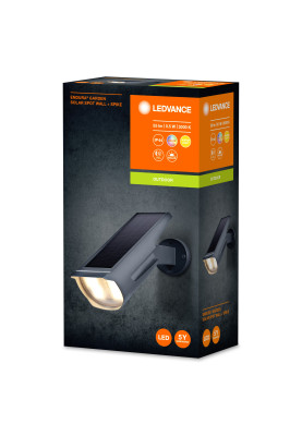 LEDVANCE Світильник автономний ENDURA GARDEN SOLAR SPOT RGBW 0.5Вт 3000К 55Лм IP44 чорний