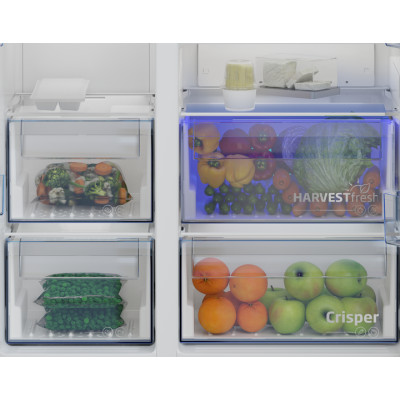 Beko Холодильник SBS, 179x91x71, xолод.відд.-368л, мороз.відд.-190л, 2дв., E, NF, дисплей, нерж