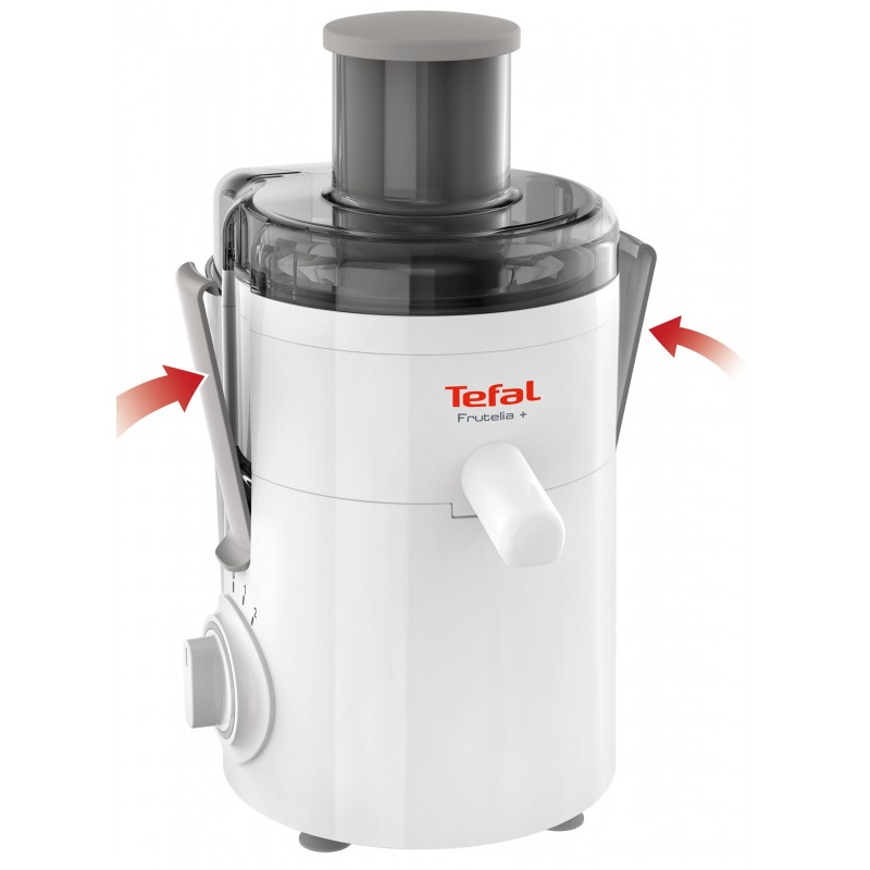 Tefal Соковитискач Frutelia + відцентрований 350Вт, чаша-0.95л, жмих-0.5л, пластик, біло-сірий