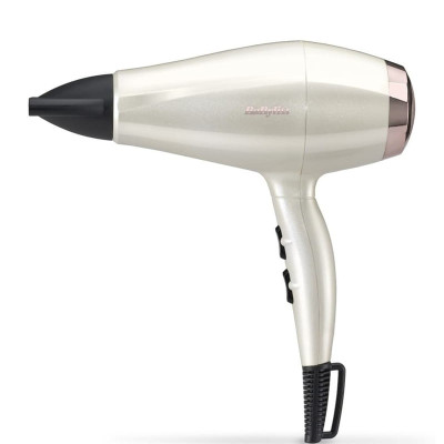 BaByliss Фен Stardust Shimmer, 2000Вт, 3 режими, іонізація, хол. обдув, 1 насадка, білий BaByliss Фен Stardust Shimmer, 2000Вт, 3 режими, іонізація, хол. обдув, 1 насадка, білий