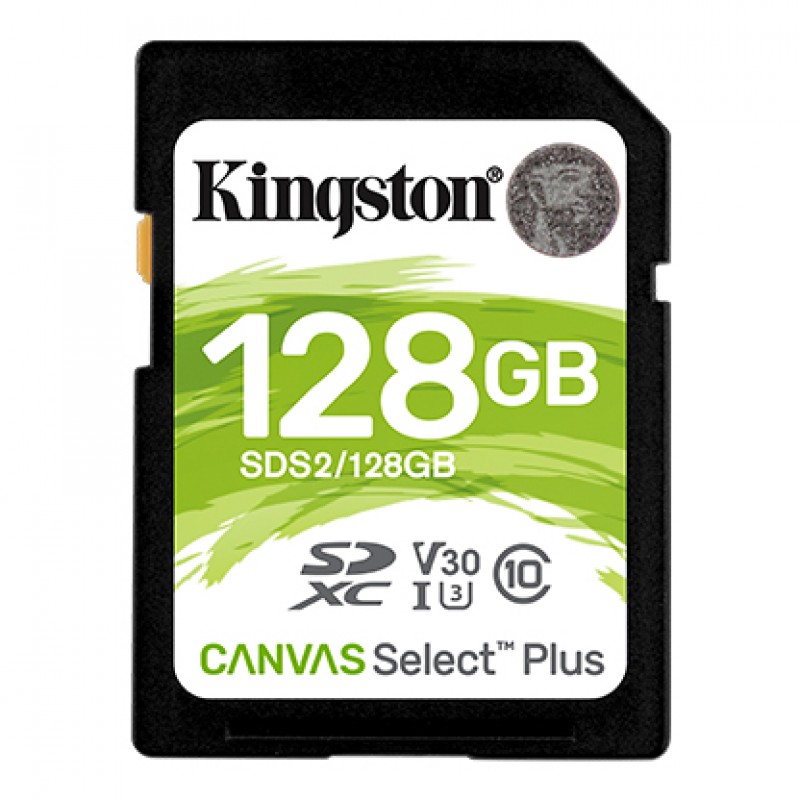 Kingston Карта пам'яті SD 128GB C10 UHS-I R100MB/s