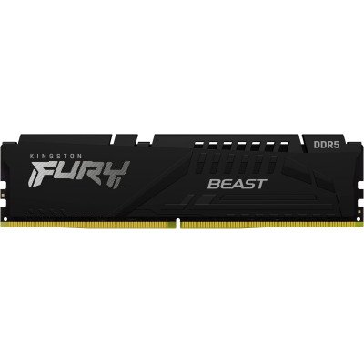 Kingston Пам'ять ПК DDR5 16GB KIT (8GBx2) 5600 FURY Beast Black