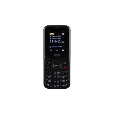 2E Мобільний телефон E180 2023 1.77" 2SIM, 1000mAh, Чорний