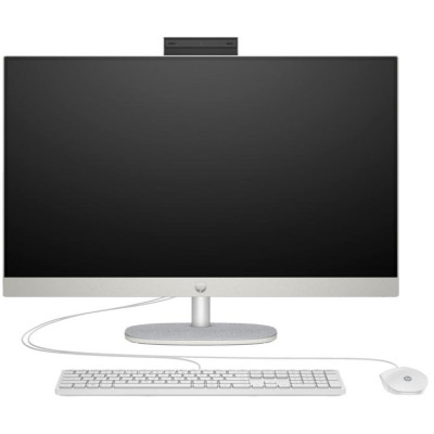 HP Комп'ютер персональний моноблок All-in-One 27" FHD IPS AG, AMD R7-7730U, 16GB, F512GB, UMA, WiFi, кл+м, DOS, білий