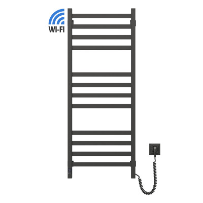 Navin Рушникосушка електрична Авангард, 1200х480х71мм, Wi-Fi, сталь, чорний муар, праве підключення