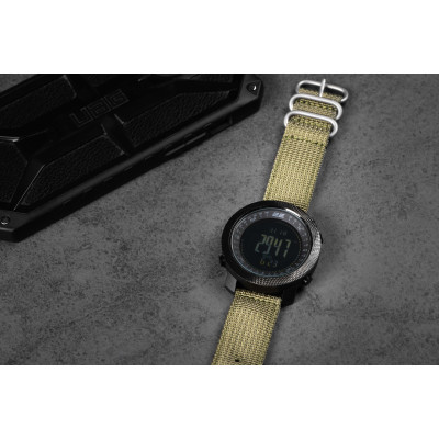 2E Tactical Тактичний годинник Trek Pro Black-Green з компасом, барометром та крокомір
