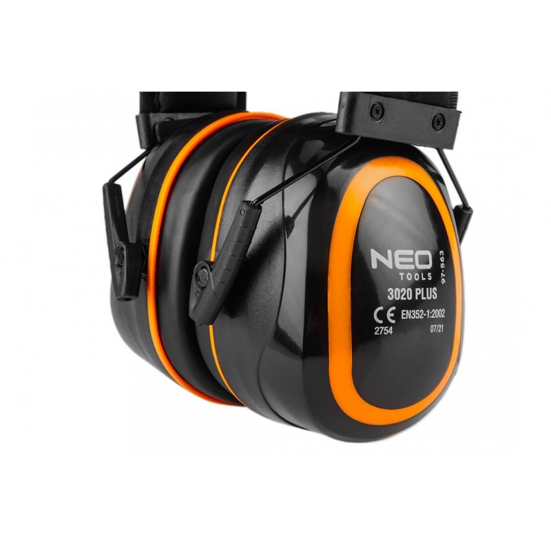 Neo Tools Навушники захисні, SNR 30дБ, категорія III, ізолююча піна G-TECH, 0.26кг, чорний