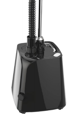 SteamOne Відпарювач вертикальний 1800Вт, 1800мл, паровий удар-40гр, гачок, плічка, нерж. сталь, чорний