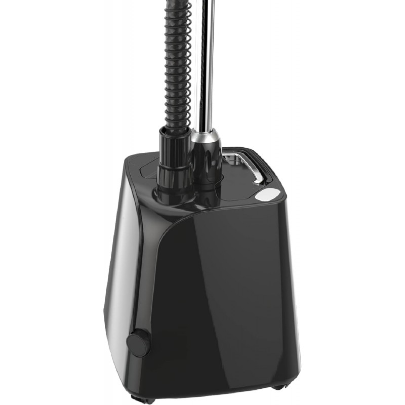 SteamOne Відпарювач вертикальний 1800Вт, 1800мл, паровий удар-40гр, гачок, плічка, нерж. сталь, чорний