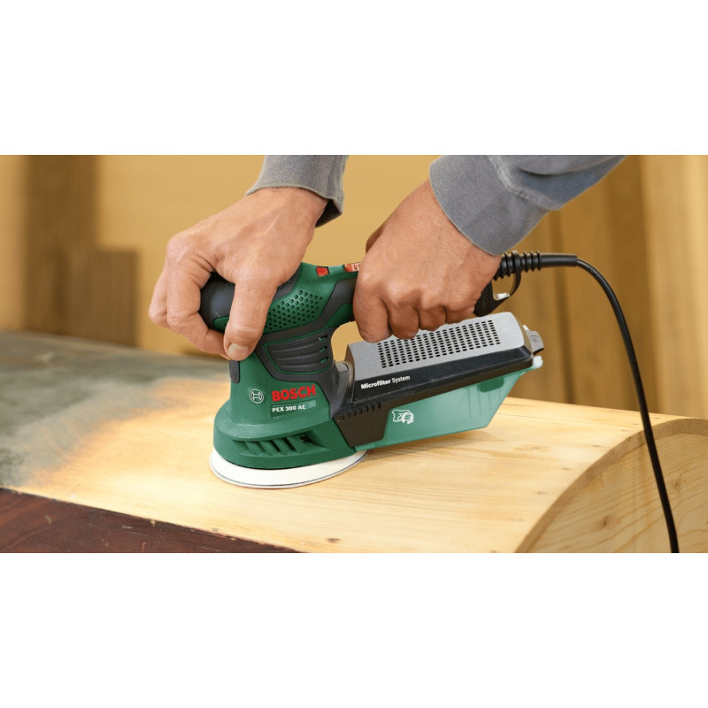 Bosch Шліфмашина ексцентрикова PEX 300 AE 200Вт 125мм 4000-24000об·хв 1.5кг