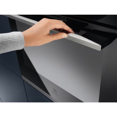 Electrolux Духовий шафа електричний, 72л, A, пара, дисплей, конвекція, телескопічні напрямні, чорний