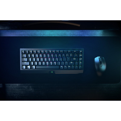 Razer Клавіатура гравця BlackWidow V3 Mini HyperSpeed Green Switch WL/BT/USB RU RGB, Black