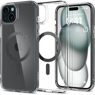 Spigen Чохол для Apple iPhone 15 Plus Ultra Hybrid MagFit, Carbon Fiber