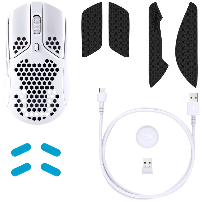 HyperX Миша Pulsefire Haste WL, White