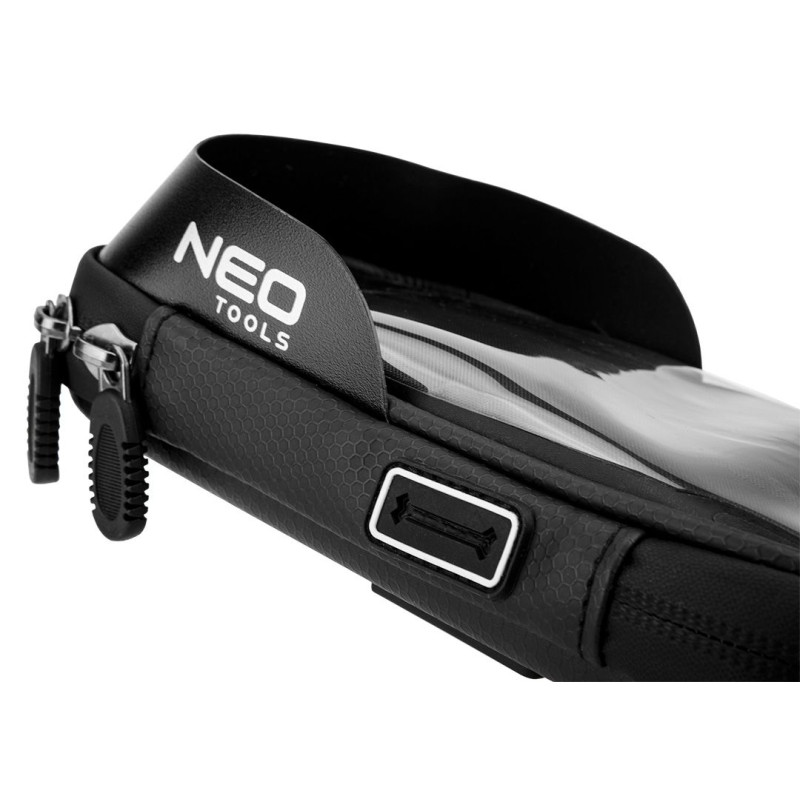 Neo Tools Сумка велосипедна з тримачем для смартфона до 6", водонепроникна, чорний
