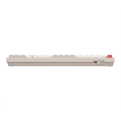 Keychron Клавіатура механічна C1 87Key, Gateron G pro Red, USB-A, EN/UKR, No Led, Сірий