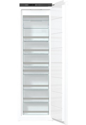 Gorenje Морозильна камера вбудована, 177x56х55, 212л, А++, NF, диспл внутр., білий