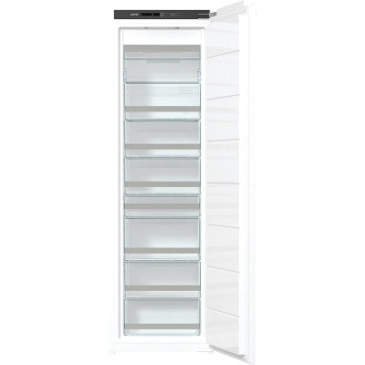 Gorenje Морозильна камера вбудована, 177x56х55, 212л, А++, NF, диспл внутр., білий