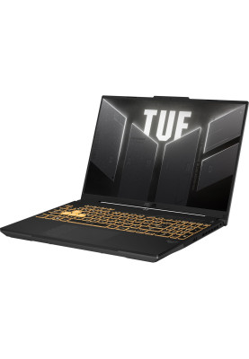 ASUS Ноутбук TUF F16 FX607JV-N3229 16" FHD+ IPS, Intel i7-13650HX, 16GB, F512GB, NVD4060-8, NoOS, Сірий