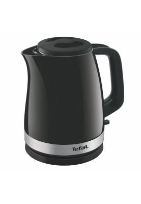 Tefal Електрочайник Delfini 1.7л, пластик, сріблясто-чорний