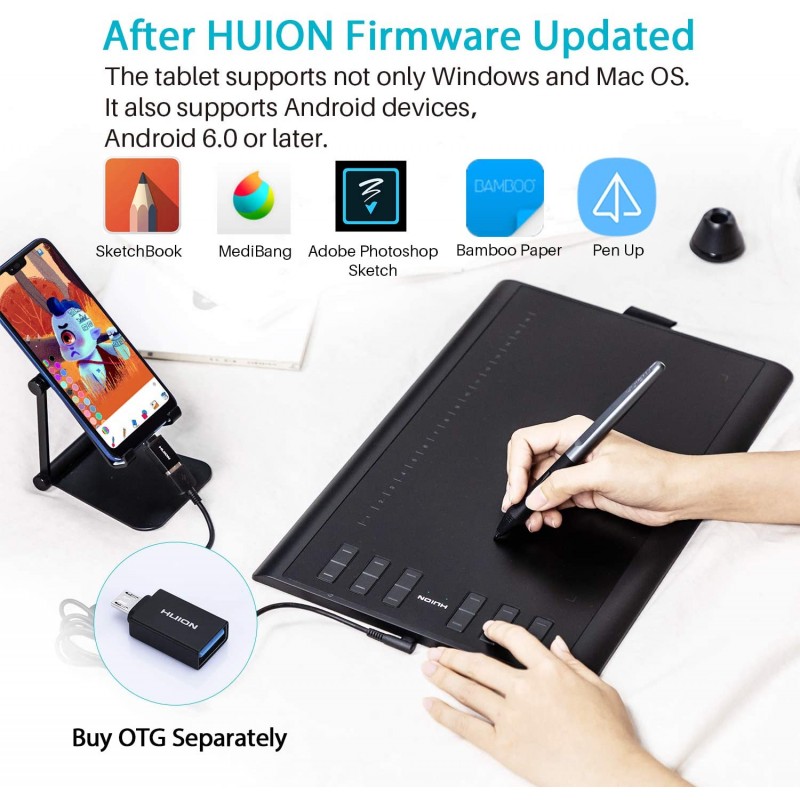 Huion Графічний планшет Huion H1060P