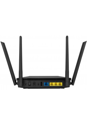 ASUS Маршрутизатор RT-AX53U AX1800 3xGE LAN 1xGE WAN 1xUSB MU-MIMO OFDMA