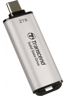 Transcend Портативний SSD 2TB USB 3.1 Gen 2 Type-C ESD300 Silver