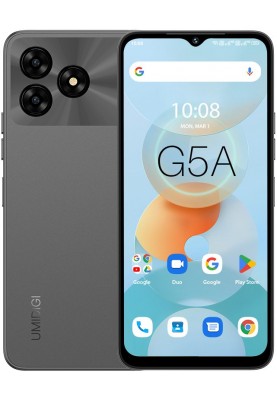 UMIDIGI Смартфон G5A (MP38) 6.52" 4/64ГБ, 2SIM, 5000мА·год, сірий