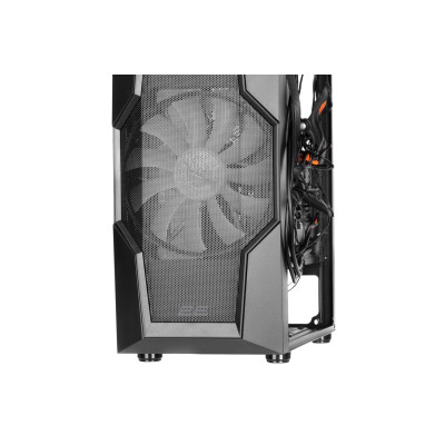 2E Gaming Корпус Turbo G2057B без БЖ 2xUSB3.0, 1xUSB2.0, 1x200мм, ARGB, 3x120мм ARGB, VGA 345мм, LCS ready, HUB, TG Side Panel, ATX, чорний