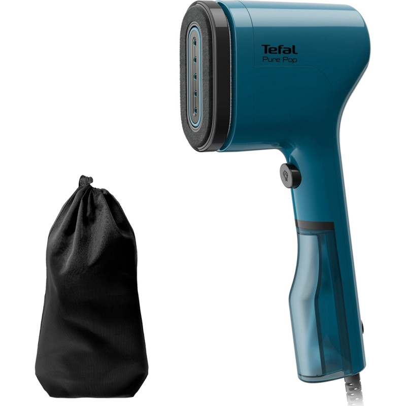 Tefal Відпарювач компактний Pure Pop, 1300Вт, 70мл, постійна пара - 20гр, синій