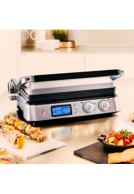 Braun Гриль притискний MultiGrill 9 CG 2000Вт, темп. режимів-3, 4 з`ємні пластини пластини для вафель, метал