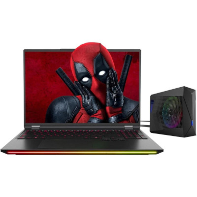 Dream Machines Ноутбук Dream Machines RT5090-16 16WQXGA IPS, AMD R9-9955HX3D, 32GB, F1TB, NVD5090-24, DOS, чорний