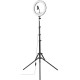 HAMA Штатив зі світлодіодним кольцем SpotLight Steady 120 V2 BT Black