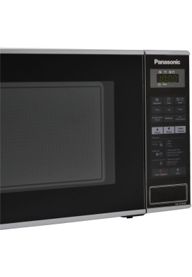 Panasonic Мікрохвильова піч, 20л, 800Вт, гриль, дисплей, нерж