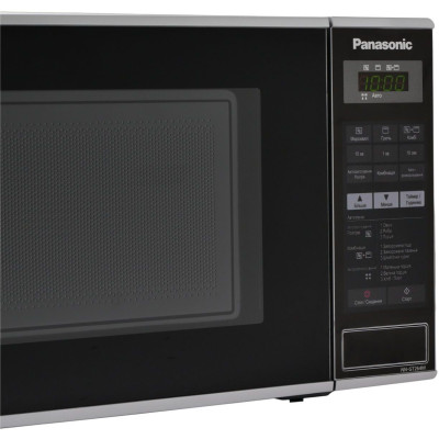 Panasonic Мікрохвильова піч, 20л, 800Вт, гриль, дисплей, нерж