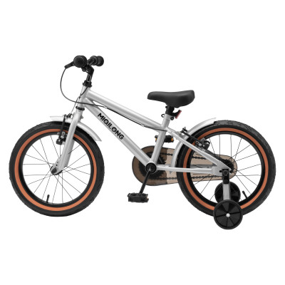 Miqilong Дитячий велосипед ST 16" срібний