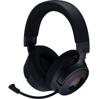 Razer Гарнітура ігрова Kraken V4, USB-A/WL/BT, RGB, чорний