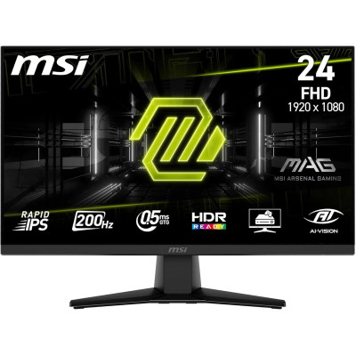 MSI Монітор MSI 23.8` MAG 242F HDMI, DP, Audio, IPS, 200Hz, 0.5ms, sRGB 115%, FreeSync