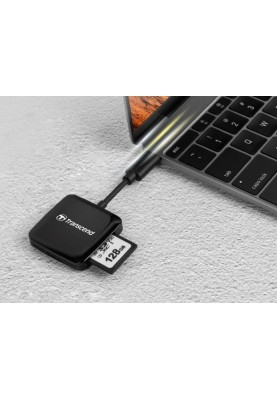 Transcend Кардрідер USB 3.2 Type-C > microSD/SD Чорний