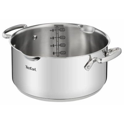 Tefal Каструля з кришкою, DUETTO+, 18 см, 2л, нержавіюча сталь