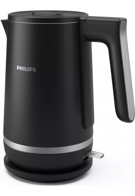 Philips Електрочайник Double Walled Kettle, 1.7л, Strix, з повійними стінками, чорний