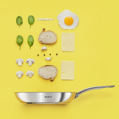 Tefal Сковорідка Intuition 24 cм, нержавіюча сталь