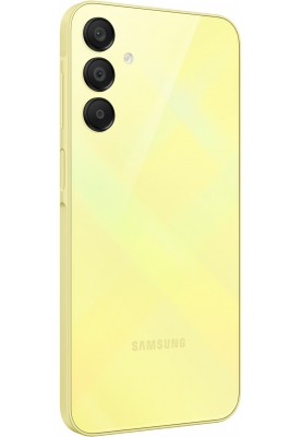 Samsung Смартфон Galaxy A15 (A155) 6.5" 8/256ГБ, 2SIM, 5000мА•год, жовтий