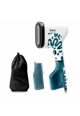 Tefal Відпарювач компактний Pure Pop Home & Travel, 1300Вт, 70мл, постійна пара - 20гр, біло-синій