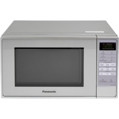 Panasonic Мікрохвильова піч Panasonic, 20л, електр.управл., 800Вт, дисплей, сріблястий Panasonic Мікрохвильова піч Panasonic, 20л, електр.управл., 800Вт, дисплей, сріблястий