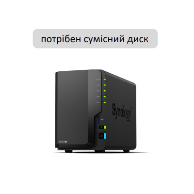 Synology Сіткове сховище NAS DS225+