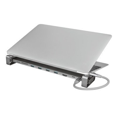 Trust Dalyx Aluminium 10-in-1 USB-C Multi-port Dock
